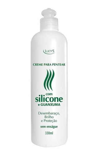 Creme Pentear Com Guanxuma E Silicone Desembaraço E Proteção