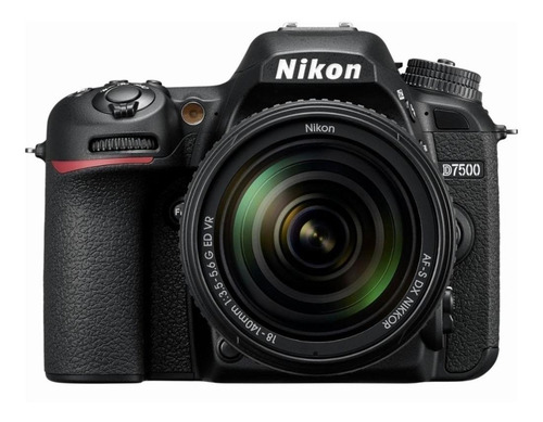 Imagen 2 de 6 de Nikon D7500 18-140mm ED VR + 40mm Kit DSLR color negro
