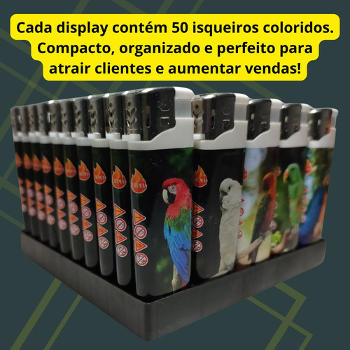 Kit 3 Caixas Isqueiiro Eletronico/tectec Revenda Atacado