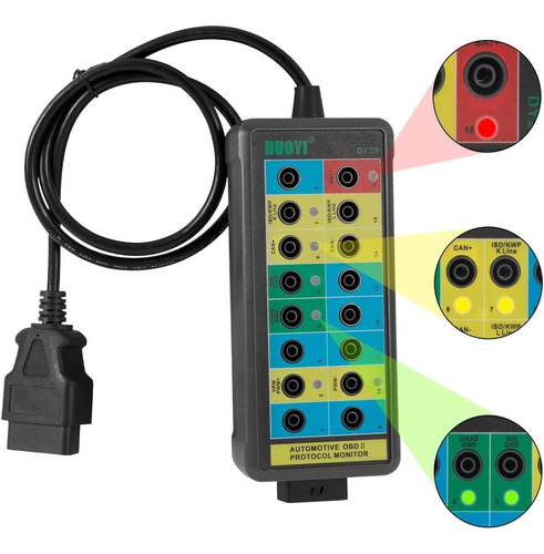 Detector De Protocolo Obdii Caja De Conexiones Obdii Aliment