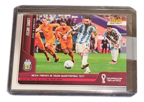 Panini Instant Qatar 2022 Lionel Messi 01 Gol De Penal Impor