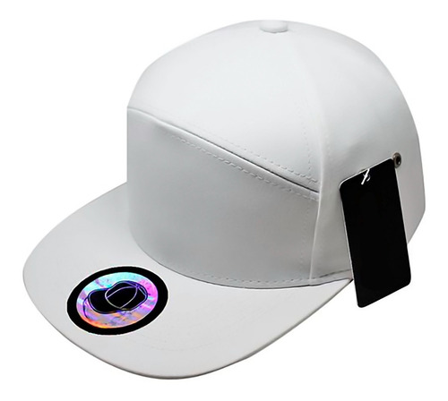 Gorras Plana Lisa Snapback Unitalla 7 Paneles 