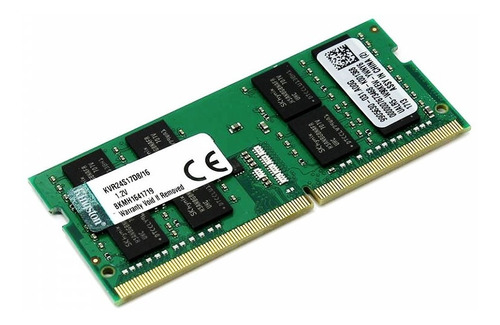 Memoria Ram Notebook 16gb Kingston Ddr4 Sodimm 2400mhz Cuota