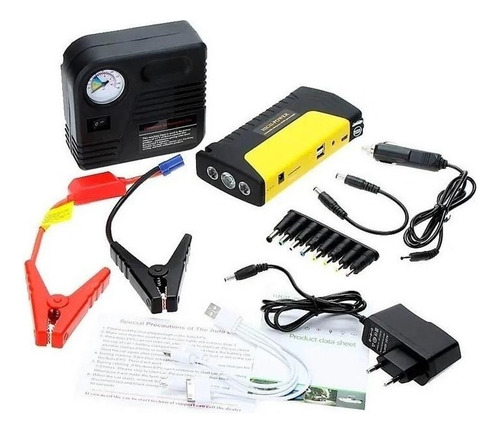Arrancador De Auto + Compresor 12v - Powerbank