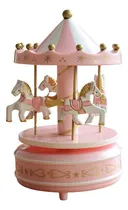 Comprar Cajita Musical Rosa Carrusel De Niños