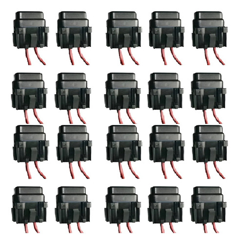 20 Porta Fusível Automotivo Com Vedação E Tampa