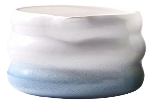 Japonese Matcha Tea Bowl Tazón De Tazón De Gradiente Azul