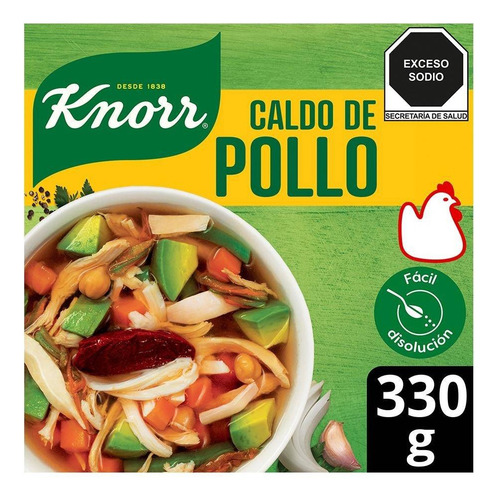 Caldo De Pollo Knorr En Polvo 330 G
