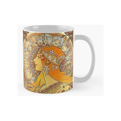 Taza Alphonse Mucha - Zodiac Calidad Premium