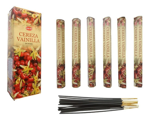 Incienso Caja Con 120 Varitas. , Aromas A Escoger Fragancia VAINILLA CEREZA