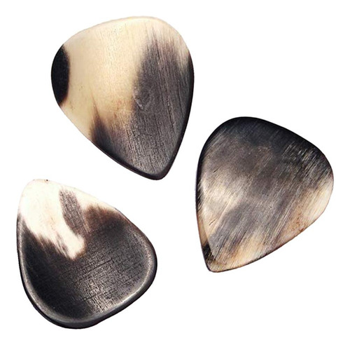 Púas De Guitarra De Celuloide Sólido De 3 Piezas