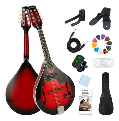 Eavnbaek Mandolin A Style - Mandolinas Electricas De 8 Cuerd