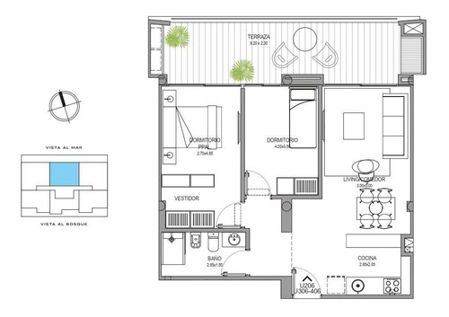 Imagen 6 de 6 de Apartamento 2 Dormitorios En Punta Ballena, Punta Ballena - Be Live