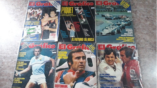 El Gráfico Año 1980. Lote De 25 Revistas. Muy Buen Estado. 