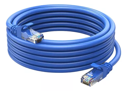 Cable Ethernet 30 Metros De Red Utp Cat 6e Armado Patch Cord