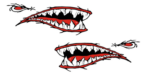 2 Piezas De De Tiburón A Prueba De Agua De Boca