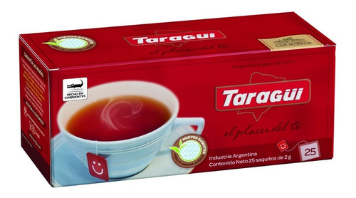 Té Taragüi Clásico Filtro Diamantado X 25saq