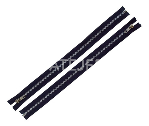 Imagen 4 de 4 de Cierres Ykk Aluminio Desmontable Automático 5mm De 45cm