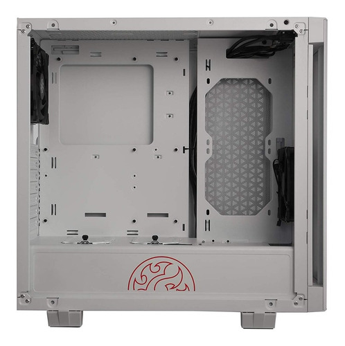 Gabinete Gamer Xpg Invader Atx Cristal Templado Rgb Blanco Blanco