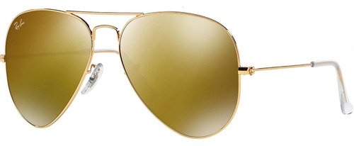 Ray Ban Rb3025 W3276 Aviator Amarillo Espejo Dorado Gota