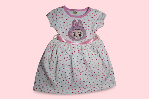 Vestido De Algodón Para Niña( Labubu)