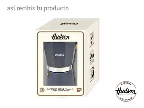 Cafetera Italiana Hudson 6p + Cafe Montibello Brasil 500g - $ 52.810,87
