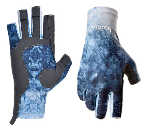 Guantes De Pesca Boodun Con Protección Solar Transpirable, M