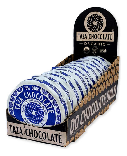 Taza Chocolate Disco De Chocolate Estilo Mexicano 70% Chocol