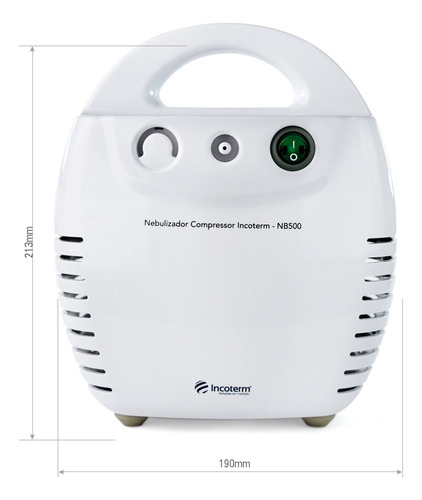 Nebulizador/inalador Compressor Nb500 Incoterm Branco