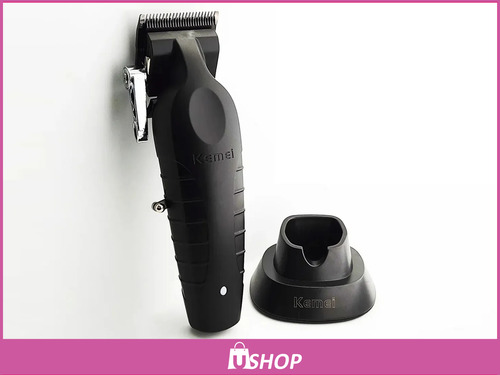 Maquina Cortar Pelo Clipper Kemei Km2296 C/ Base Profesional