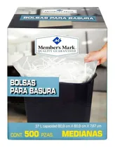 Comprar Bolsas Para Basura Member's Mark, Medianas, 37 L (500 Pzas)