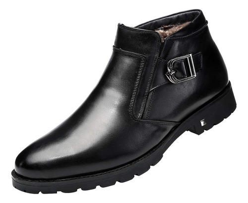 Botas De Invierno De Cuero Casual Formal D B07v2ggqjp_070424