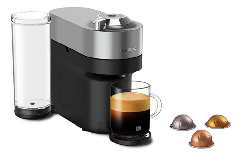 Cafeteira Nespresso Vertuo Pop+ Titânio Para Café Em Cápsula 220v