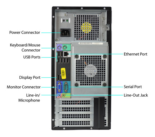 Imagem 3 de 3 de Desktop Dell Optiplex 790 Torre Core I5 2400 4gb 500hd Win10