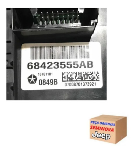 Módulo Ar Condicionado Jeep Compass 68423555ab/ 52137026