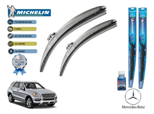 Par Plumas Limpiabrisas Mercedes Benz Clase Ml 2012 Michelin