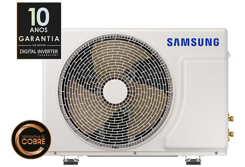 Aire acondicionado Samsung Inverter Ultra Cold 18000, dividido, color blanco