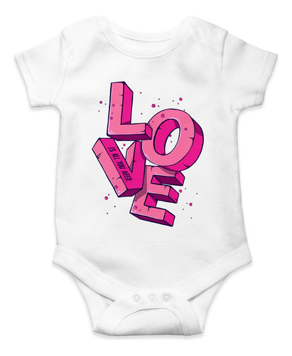 Body Para Bebé Personalizado The Beatles All You Need Love