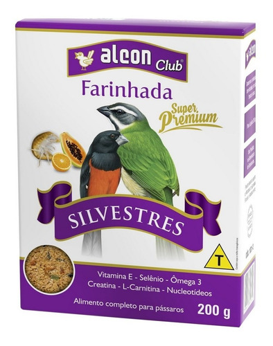 Ração Farinhada Silvestres Frutas E Insetos 200g Alcon Club