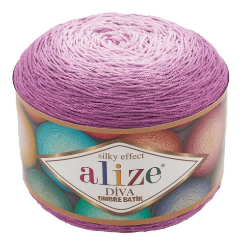 Alize Diva Ombre Ovillo De 250 Grs C/u Estambres Erika