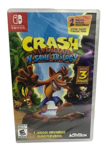 Crash Bandicoot Trilogy Para Consola Switch