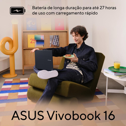 Notebook Asus Vivobook Snapdragon X1 26 100 16gb 1tb Ssd W11