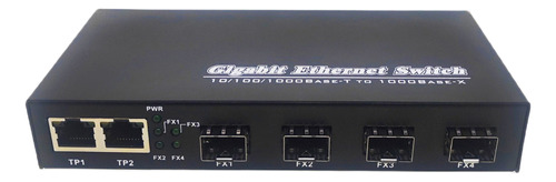 Conversor De Medios De Fibra Óptica Sfp Gigabit Ethernet Swi