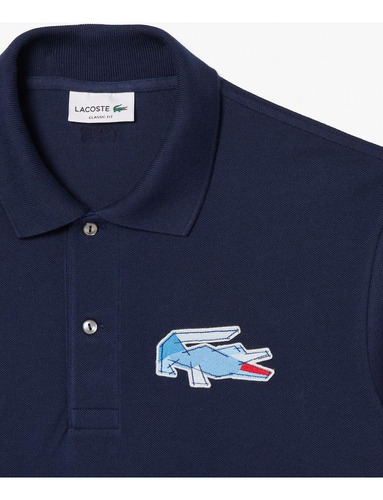 Playera Polo Con Insignia De Cocodrilo Corte Clasico