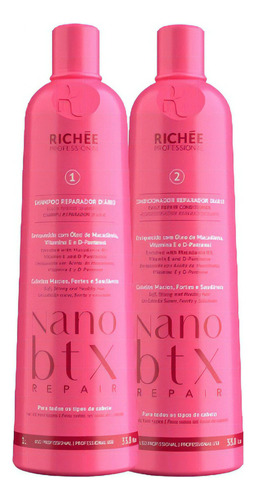 Richée Profissional Nanobtx Shampoo + Condicionador 2x1l