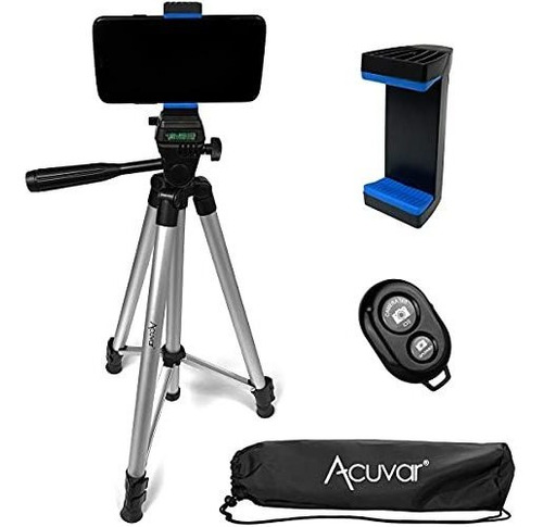 Acuvar 50  Inch Aluminum Camera TriPod, Universal Smartphone