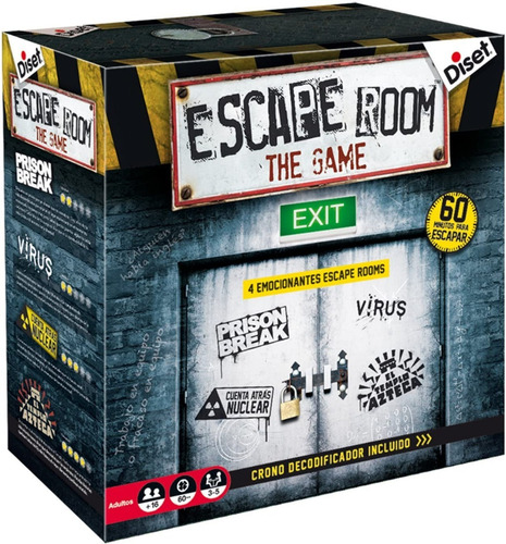 Imagen 8 de 10 de Juego De Mesa Sala Escape Room The Game Español Ingenio