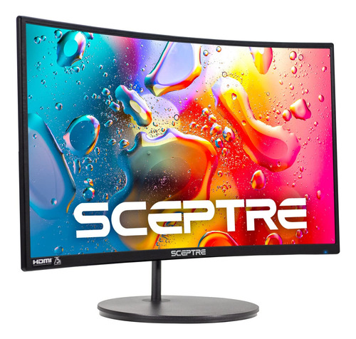 Monitor Curvo Led 27 75hz Hdmi Vga Altavoces Integrados Sin