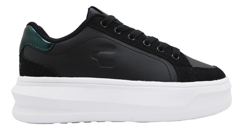 Tenis Plataforma Charly 1043083 Ng/blk Dama