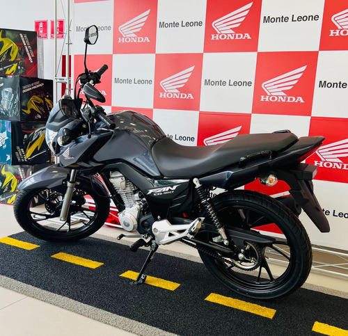 Moto Honda Cg 160 Fan Cinza 2024 2024 0km Com Garantia